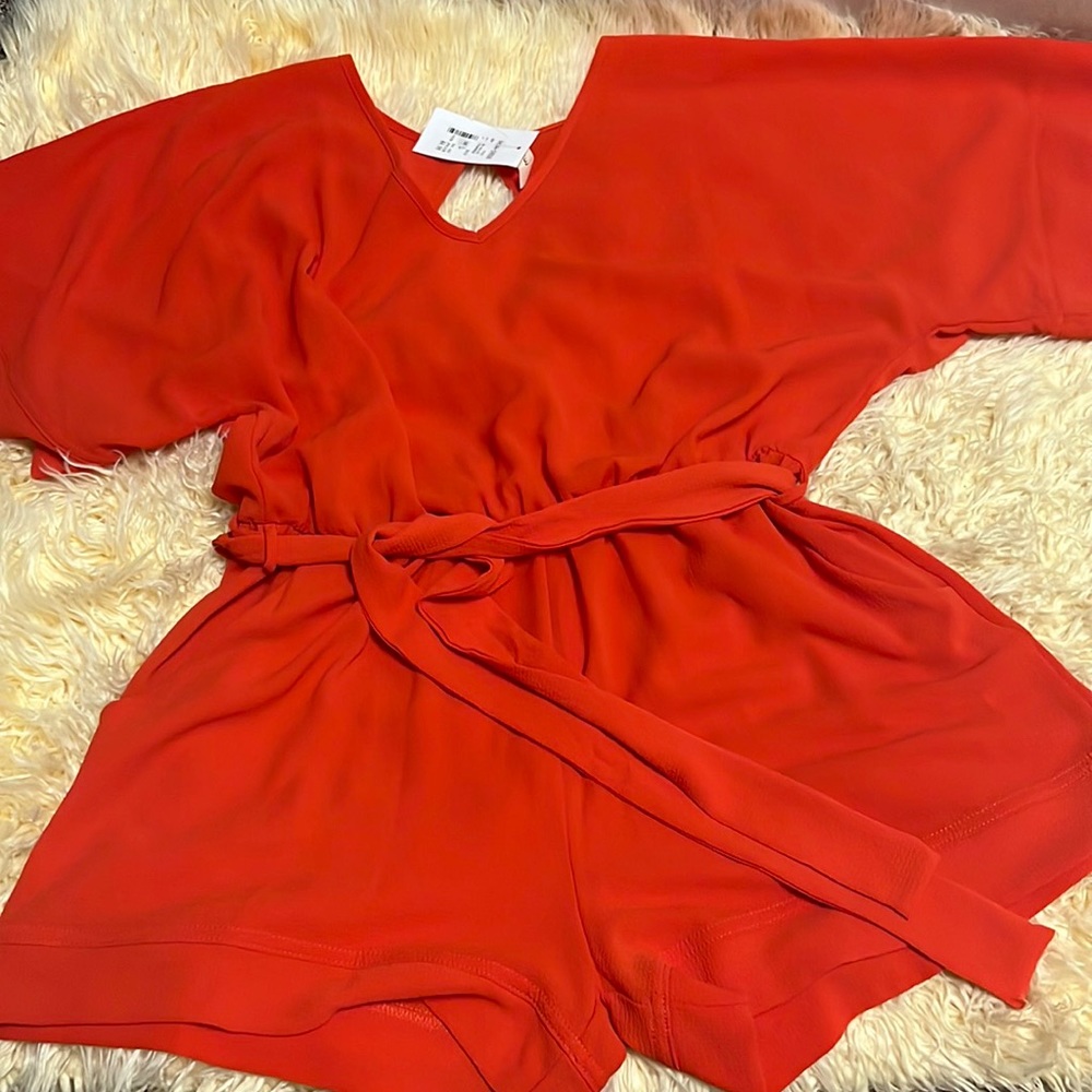 NWT, red romper